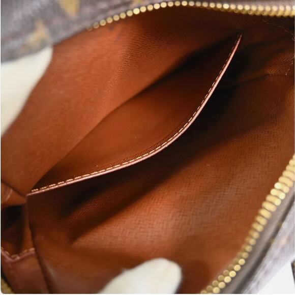 Louis Vuitton Amazon Crossbody Shoulder Bag Brown Tan LV Monogram Vintage Y2K - Picture 6 of 13